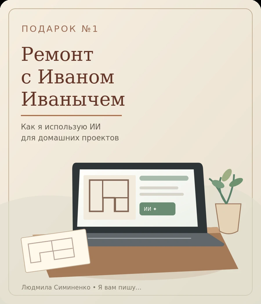 Обложка бонуса Ремонт с Иваном Иванычем